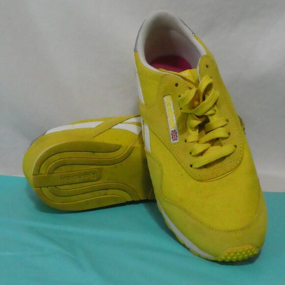 REEBOK - Classic | size 9.5 | Golden Haze - Chalk Lace-Up Sneaker - Picture 15 of 15